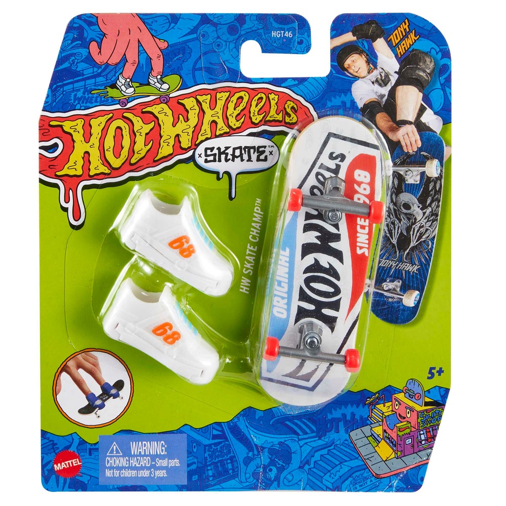 Hot Wheels Skate Tony Hawk Fingerboard & Skateschuhe Sortiment