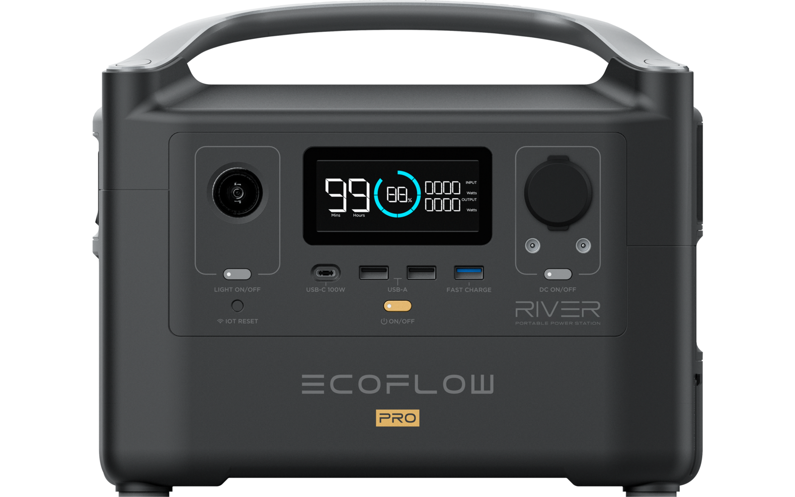 EcoFlow River Pro Tragbare Powerstation 720 Wh 600 W
