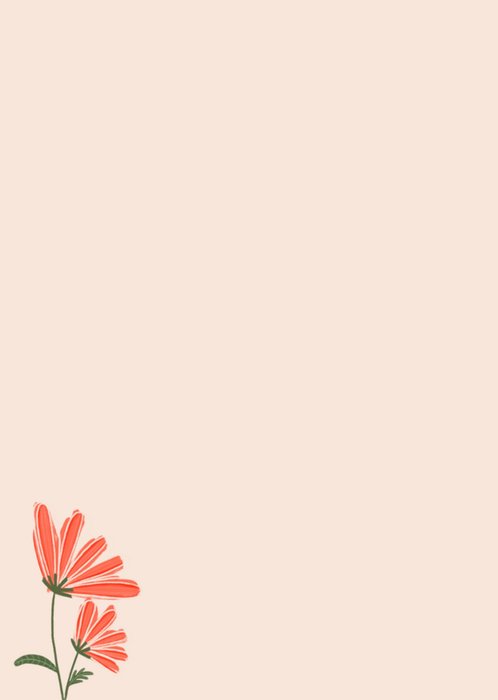 Marieke Witke | Condoleancekaart | bloemen