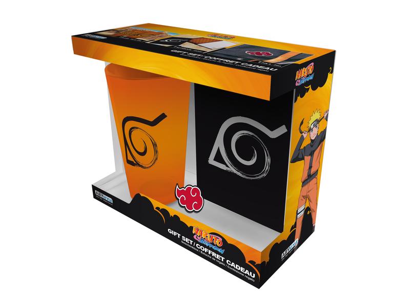 AbyStyle Naruto Shippuden – Pack XXL glass   Pin   Notebook Geschenkset