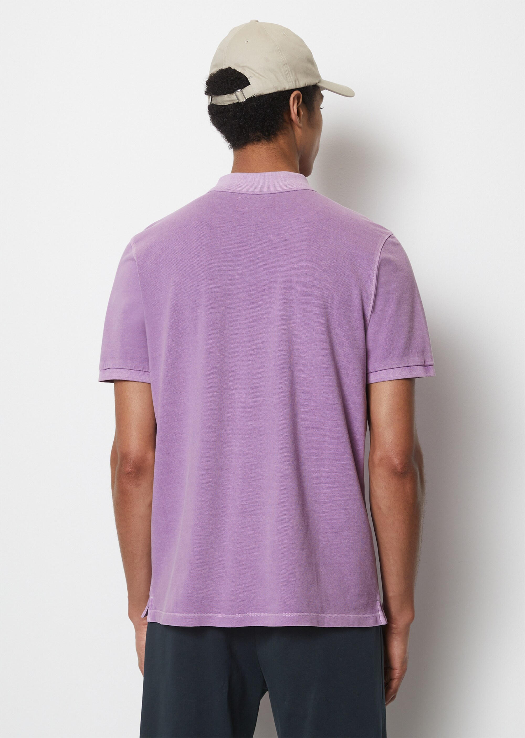 Kurzarm-Poloshirt Piqué regular aus Bio-Baumwolle