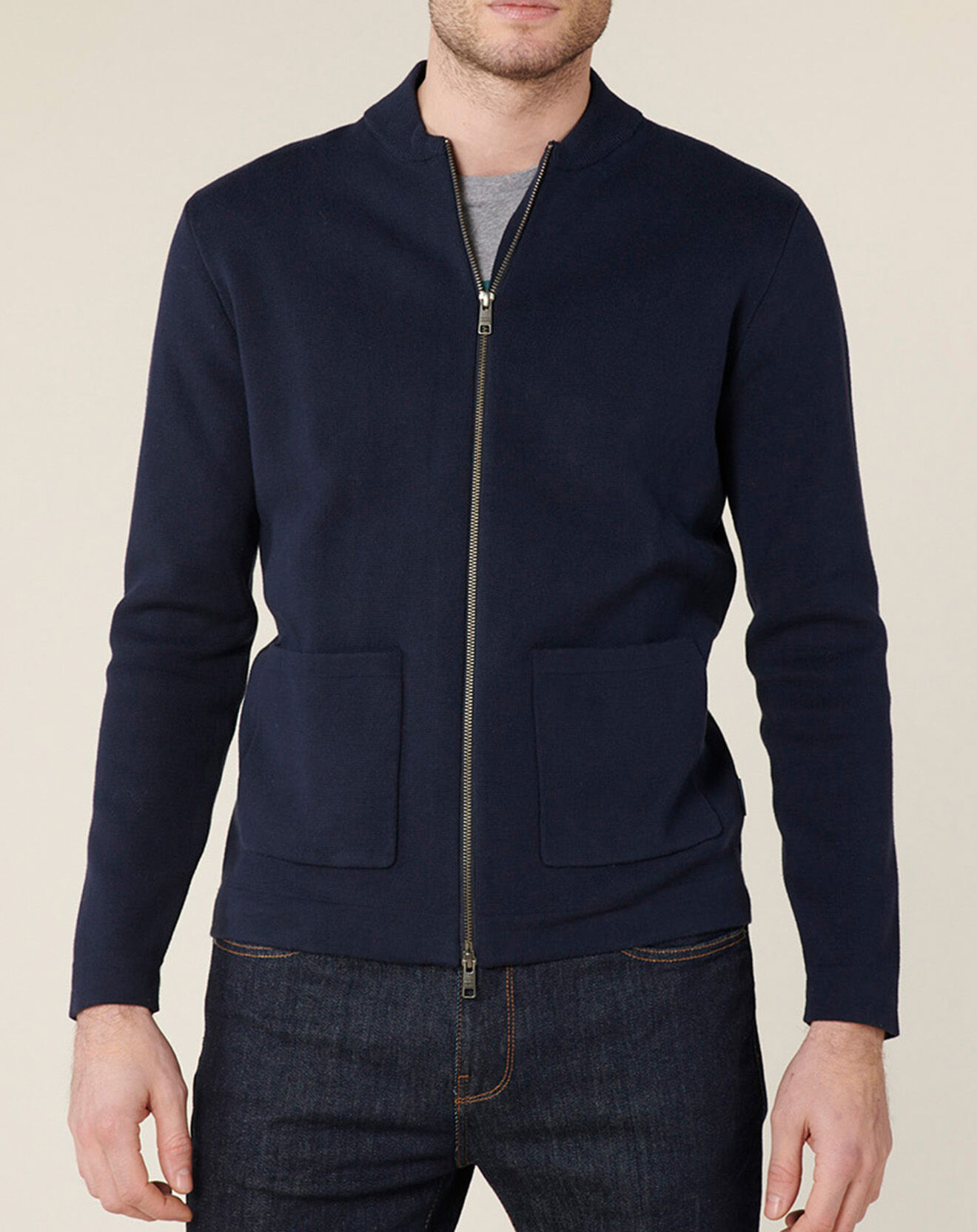 Harris Wilson Gilet zippé Aristote marine