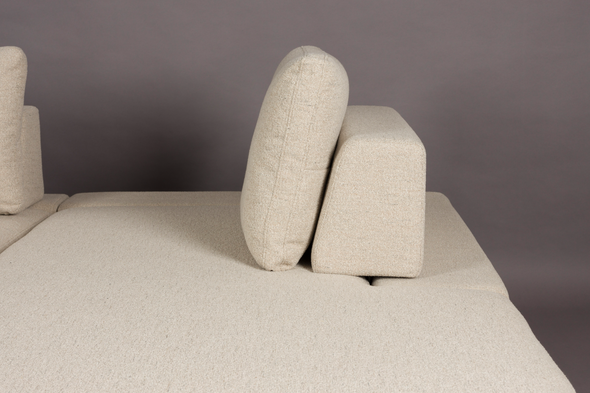 Bank Shelly Off-wit rechts Chaise Longue