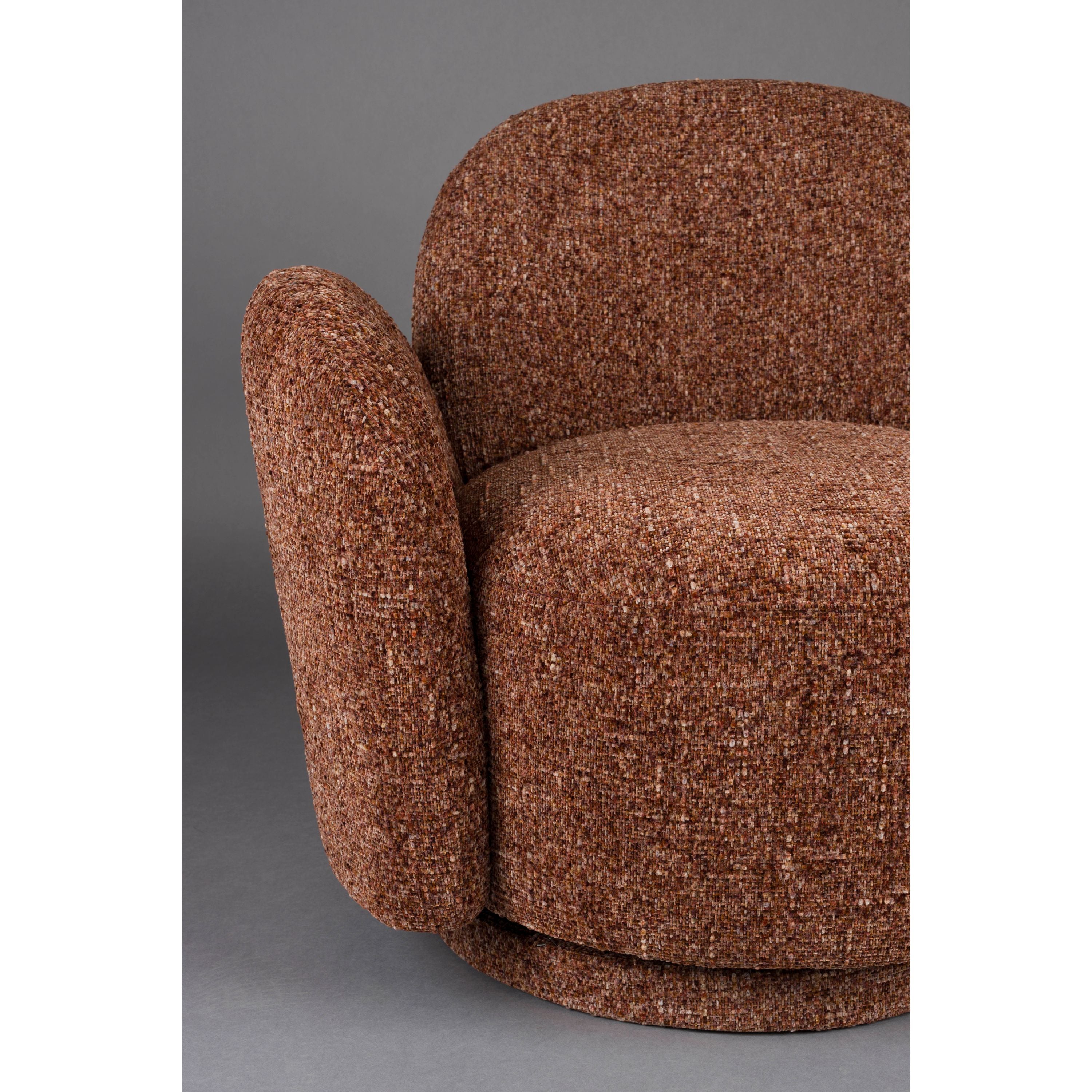 Dutchbone Rose Fauteuil Bordeaux Rood