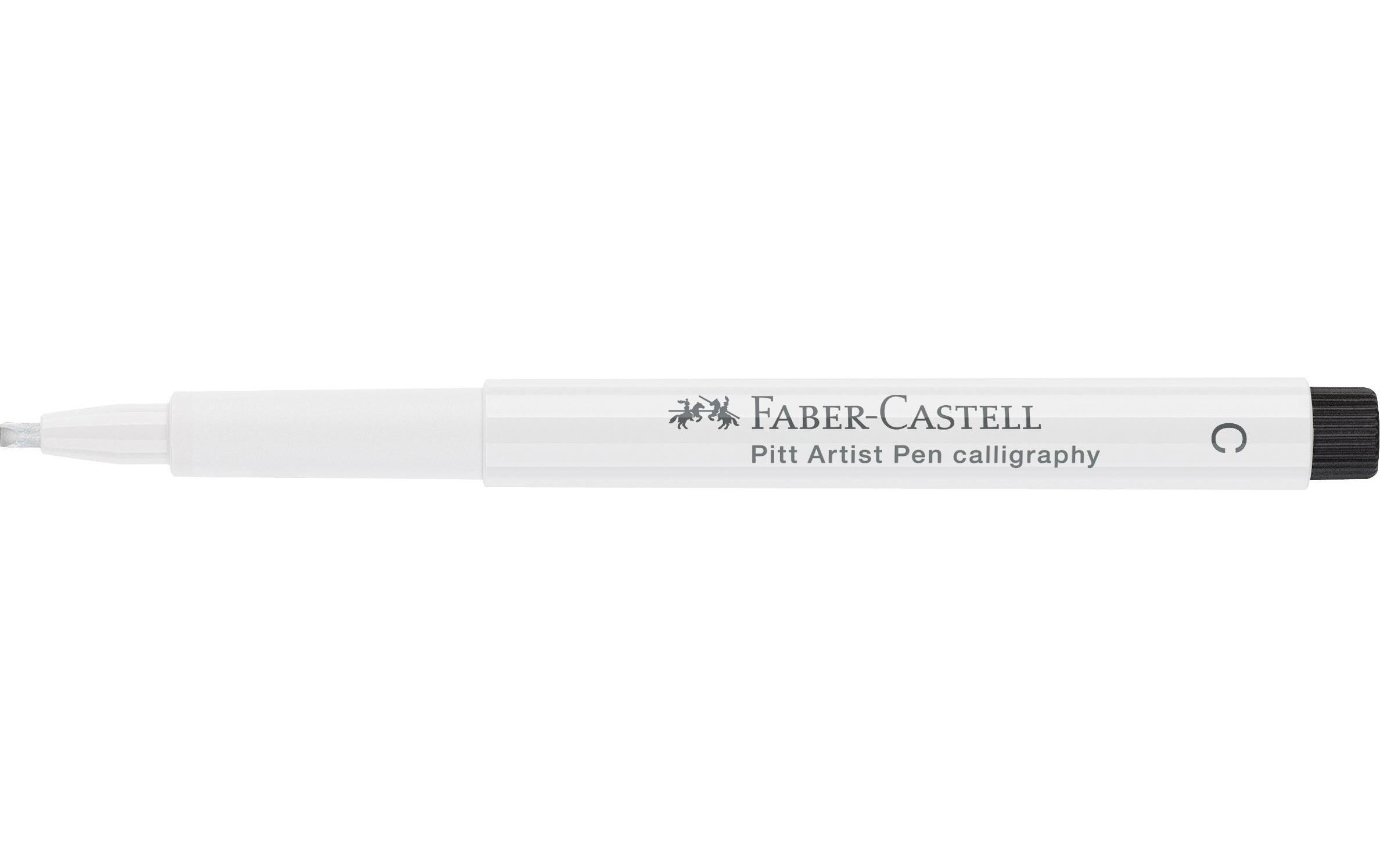 Tuschestift Pitt Artist Pen Calligraphy 101 WeissKalligrafie Stift