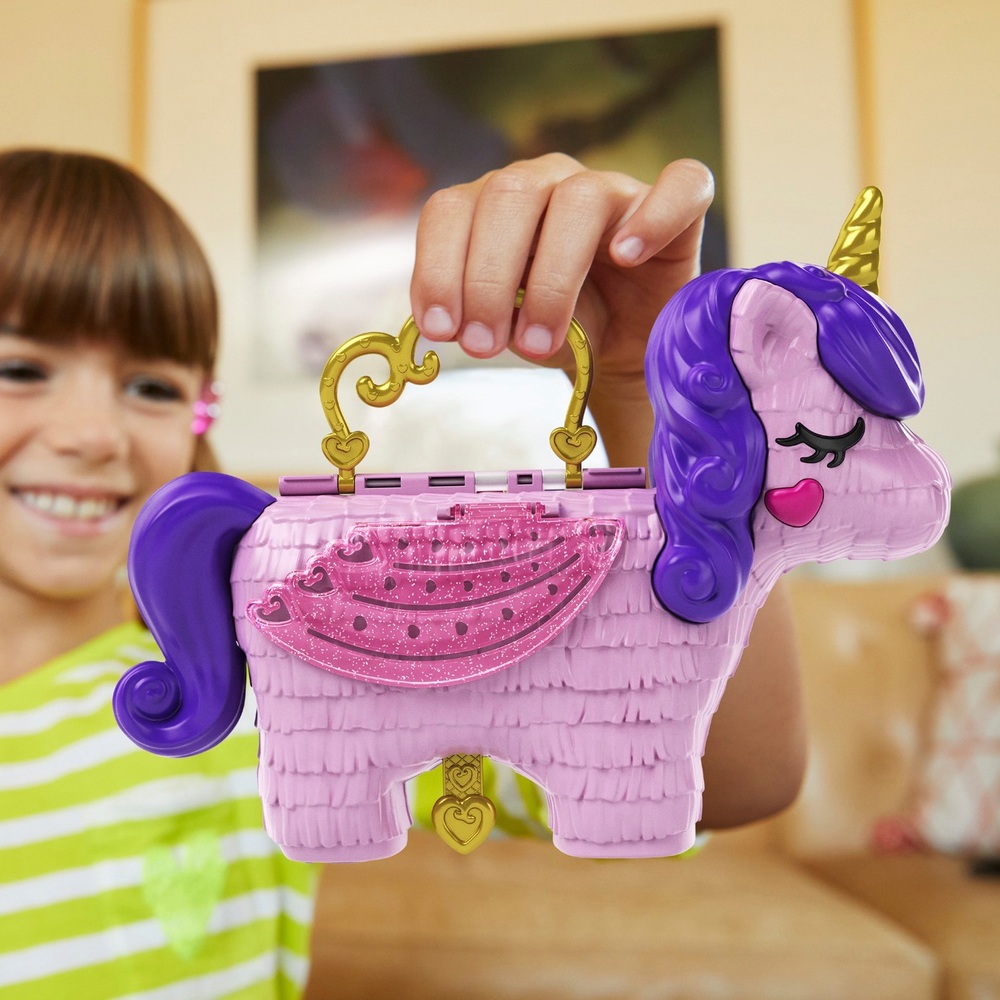 Polly Pocket Einhorn-Party-Überraschung