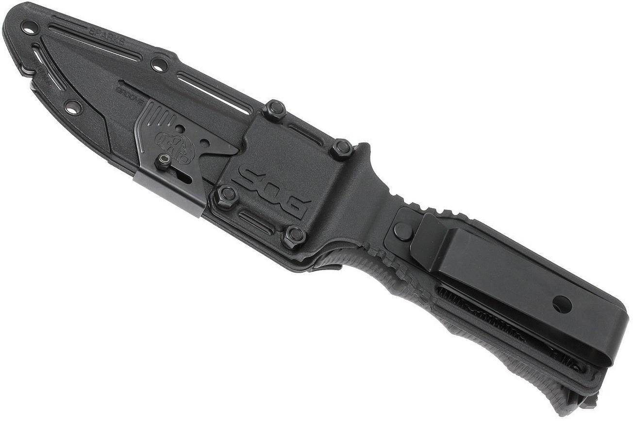 SOG Seal Strike Black, Deluxe sheath SS1003-CP