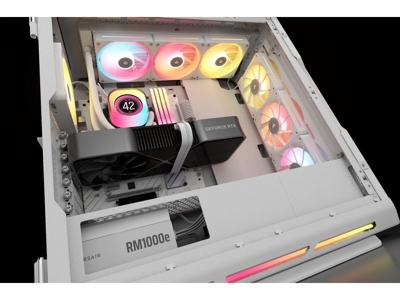 Corsair Netzteil RMe Serie 2025 RM1000e 1000 W Vollständig modulares, geräuscharmes ATX-Netzteil mit 1000 W Leistung