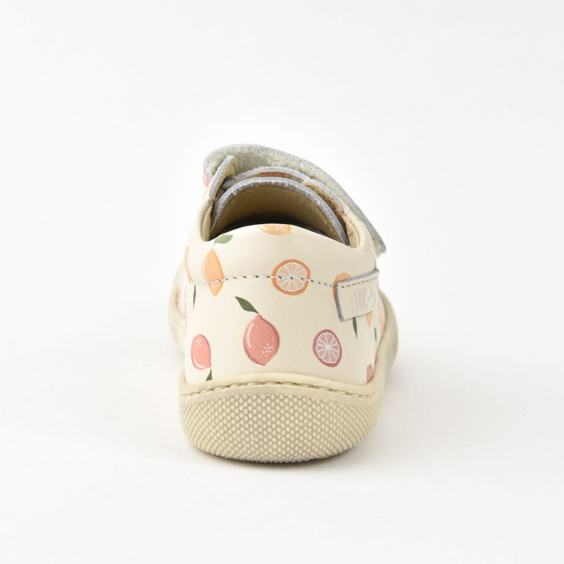 Naturino Naturino Barefoot Bira Velcros Print Lemon Soda
