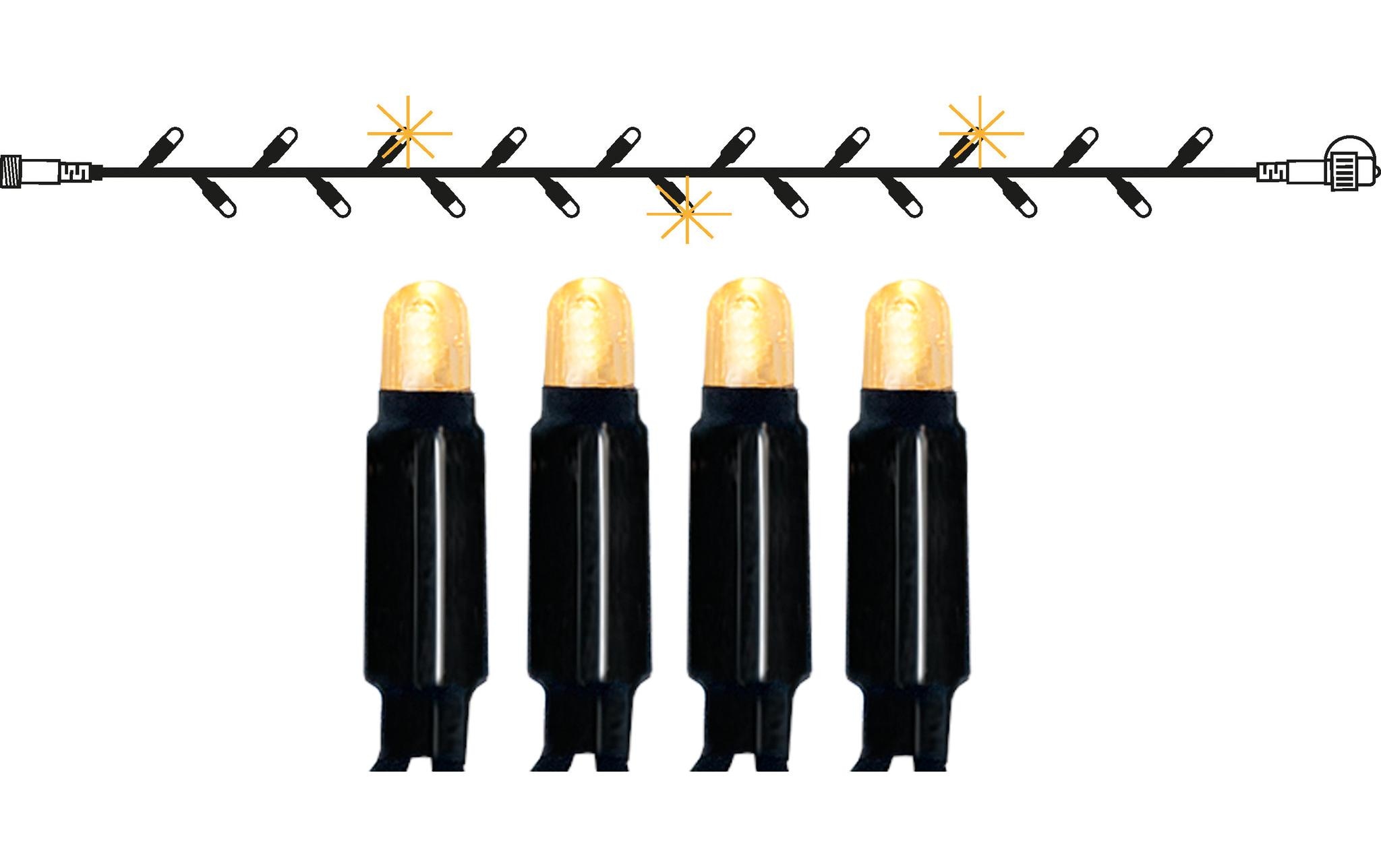 Parforce Traditional Hunting Lichterkette »Extra System 24 Flashing, 500 cm«