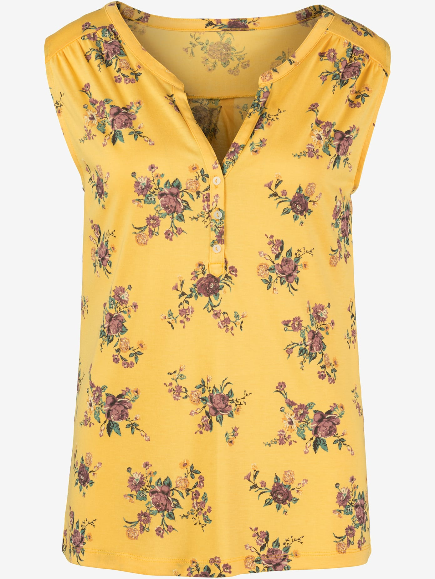 Débardeur lot de 2 : imprimé floral et uni
