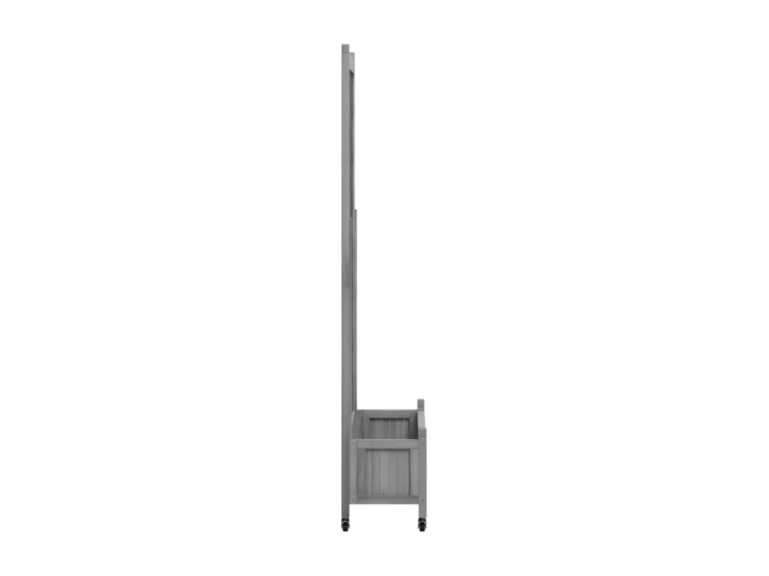 Jardinière bac lit surélevé bois marron 90 x 35 x 187.5 cm 02_0038368