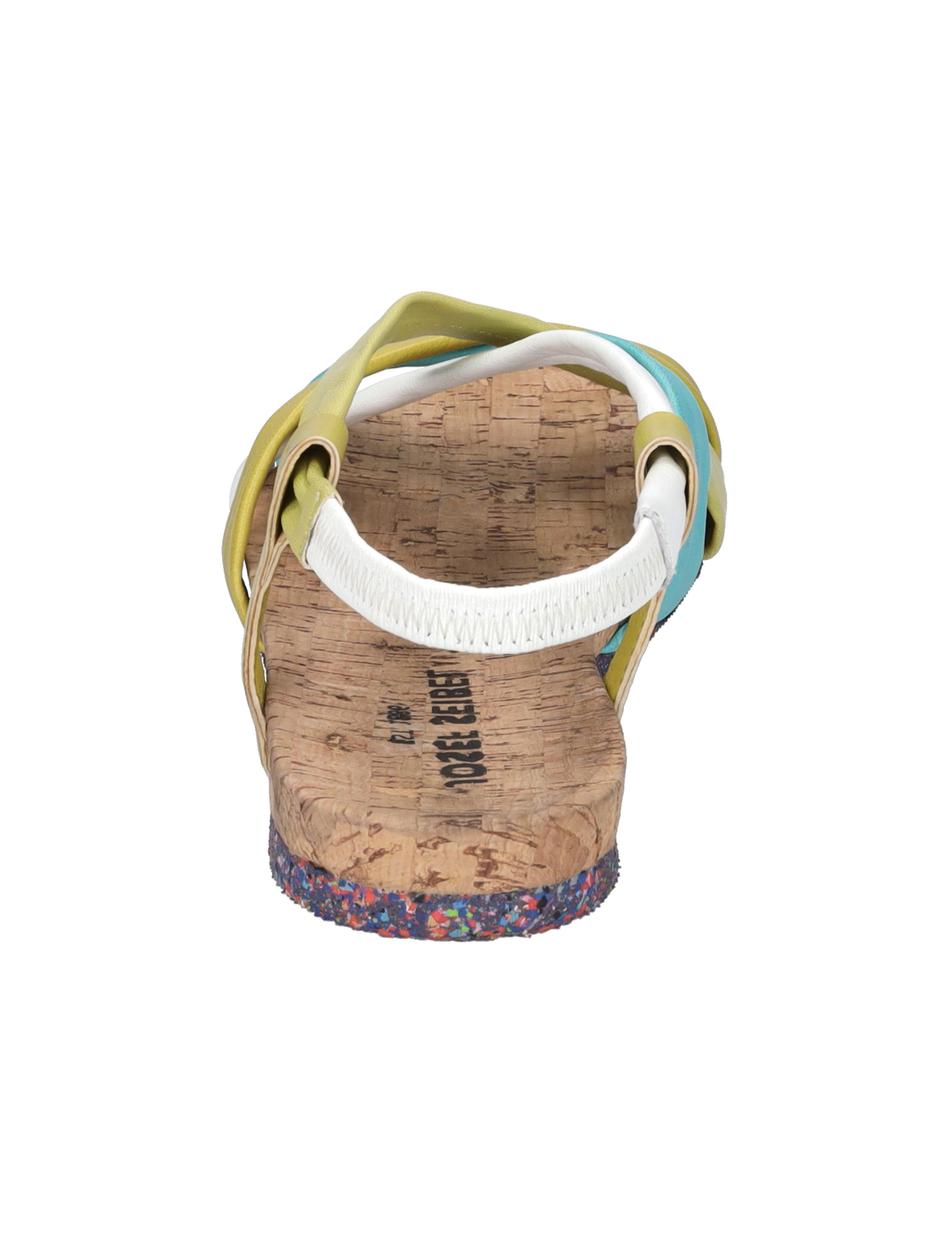 Sandale Henriette 01, gelb-multi