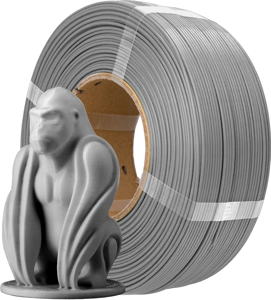 AzureFilm  PLA Refill Silver, 1,75 mm / 1000 g    PLA mit guten mechanischen Eigenschaften, ohne Spule