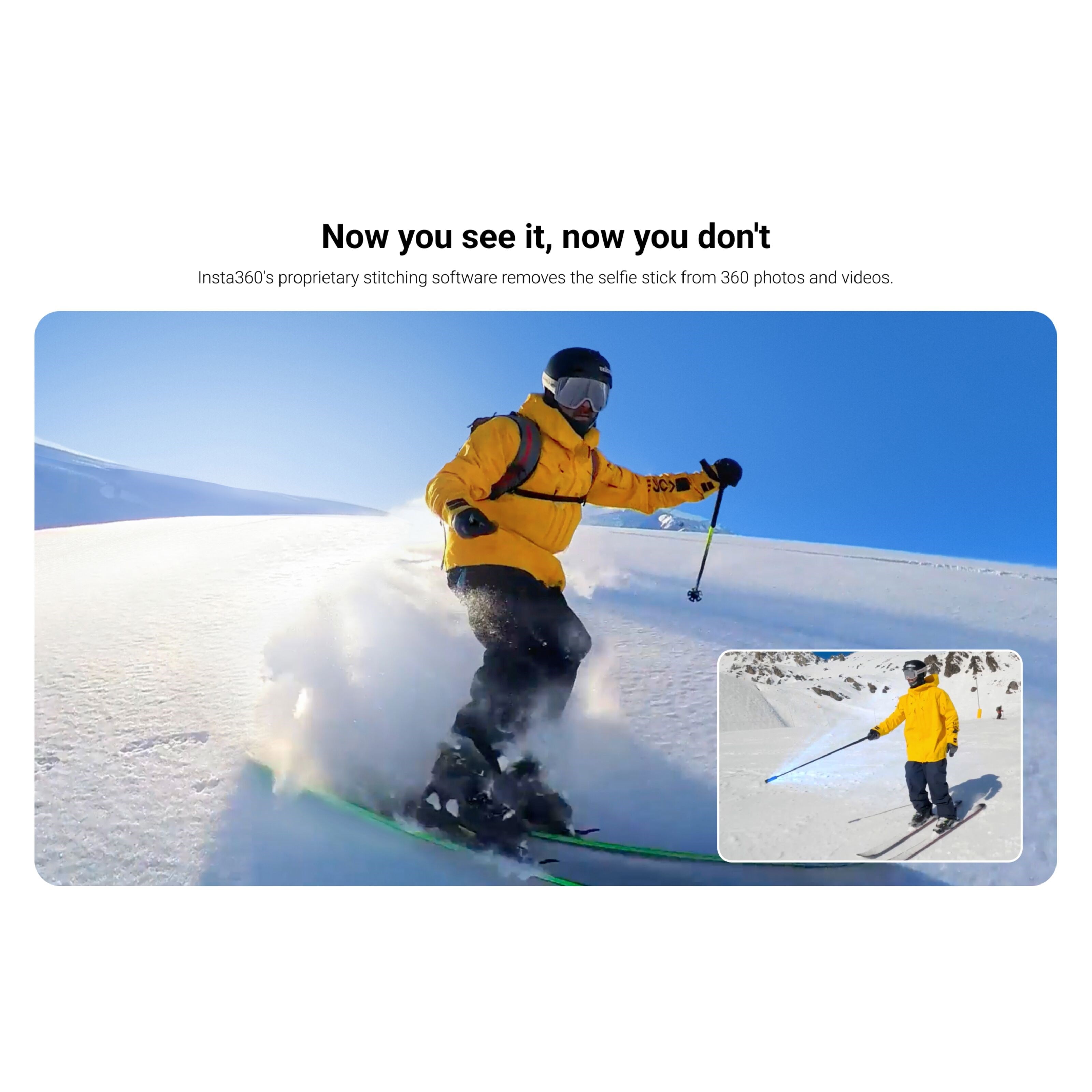 Insta360 Action Invisible Selfiestang