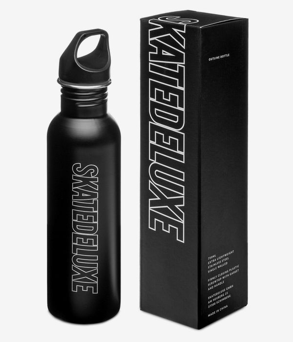 skatedeluxe Outline Trinkflasche (black)