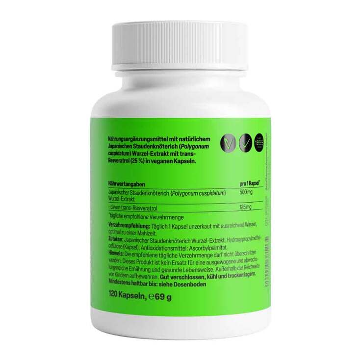 Resveratrol 125 Caps, 120 St