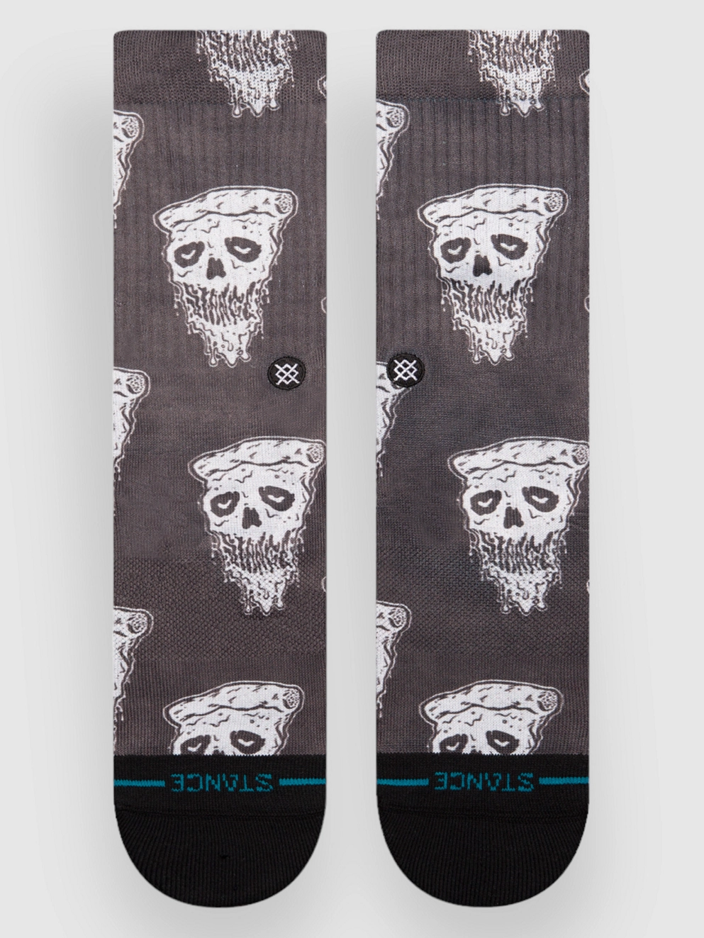 Stance Pizza Face Socks whiteblack