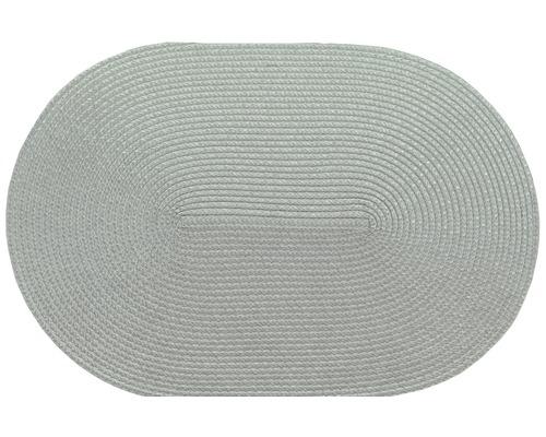Geweven ovale placemat, groen, 30 x 45 cm