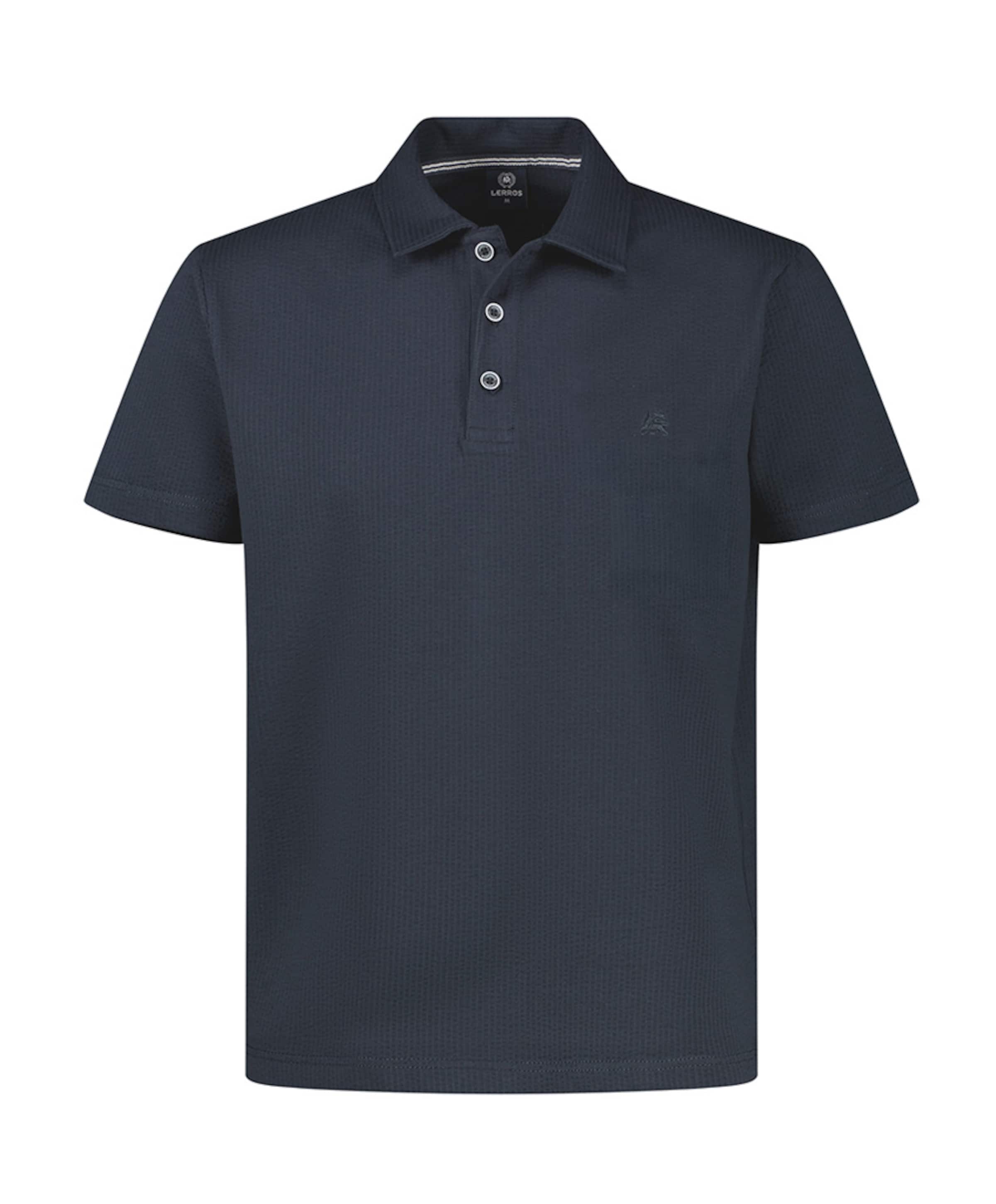 Lerros Heren polo blauw