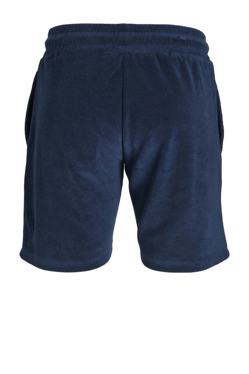 JACK & JONES badstof casual short JPSTJAYDEN JJJAMES donkerblauw