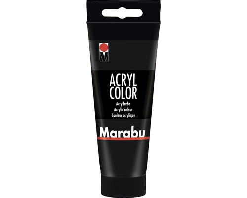 Marabu Artist Acrylverf Acrylkleur 073 zwart 100 ml