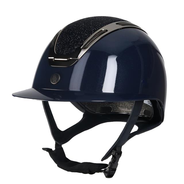 Paardrijcap BR Zeta Sparkling Donkerblauw