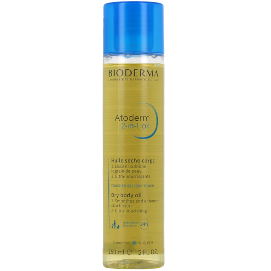 Bioderma Atoderm huile corps 2 en 1 - Peau normale à sèche