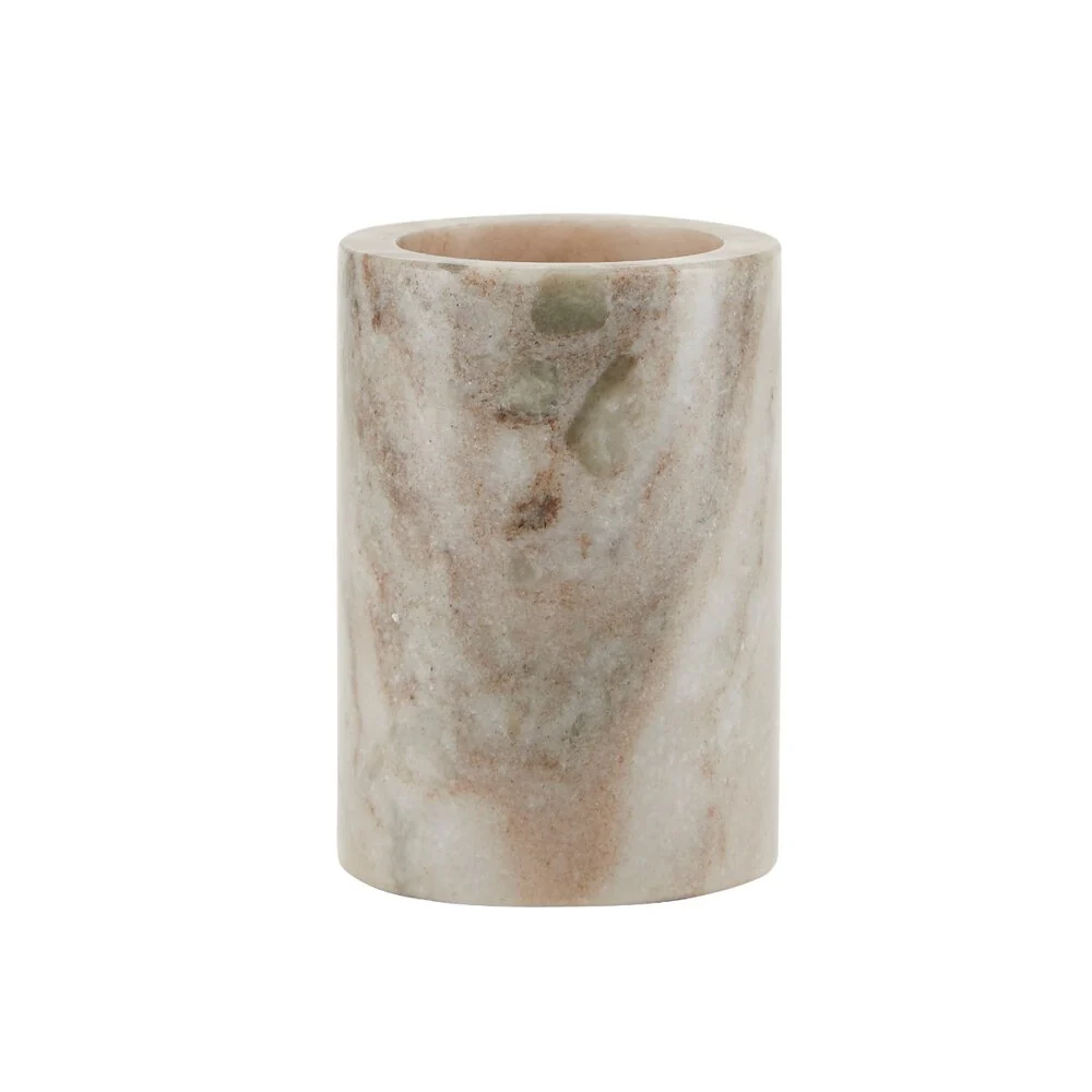 Bahne Interior  Tandbørstekrus i marmor - Beige