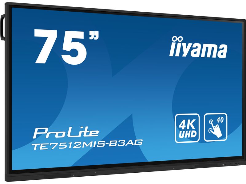 iiyama Touch Display TE7512MIS-B3AG Multitouch 75 