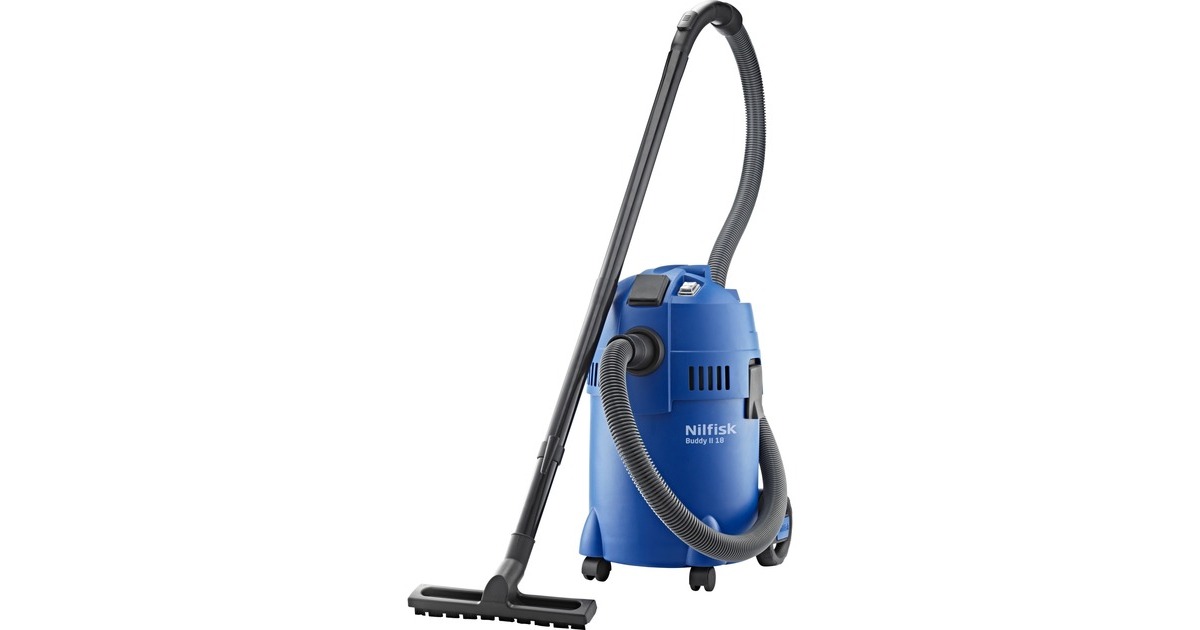 NilfiskBuddy II 18 T nat- en droogzuiger  (Blauw/zwart)
