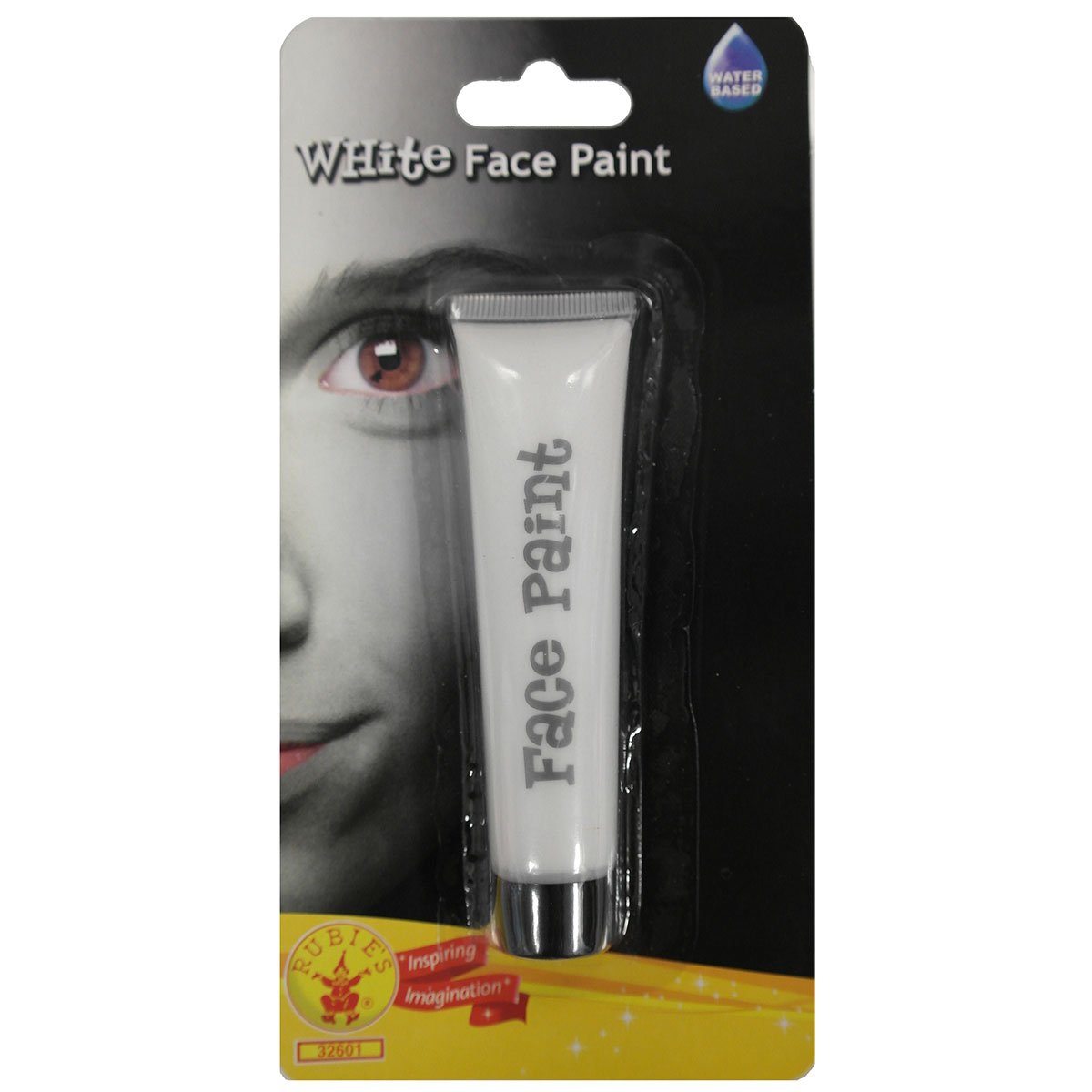 Tube de peinture blanche pour le visage - pour adulte
