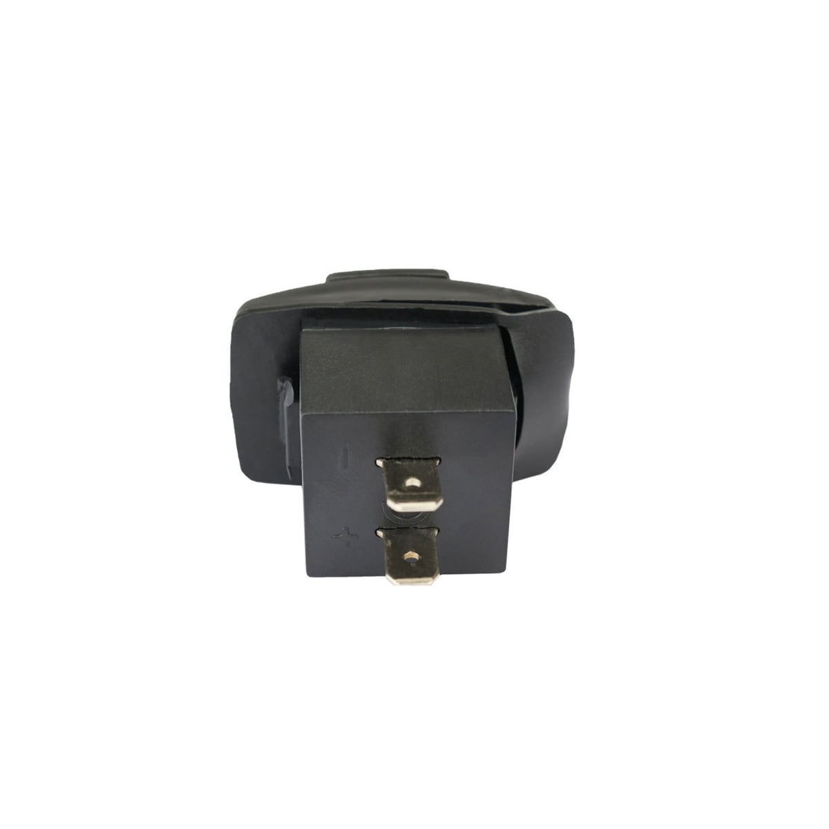 Båtformet dobbel USB-billader Sort+gressfarge