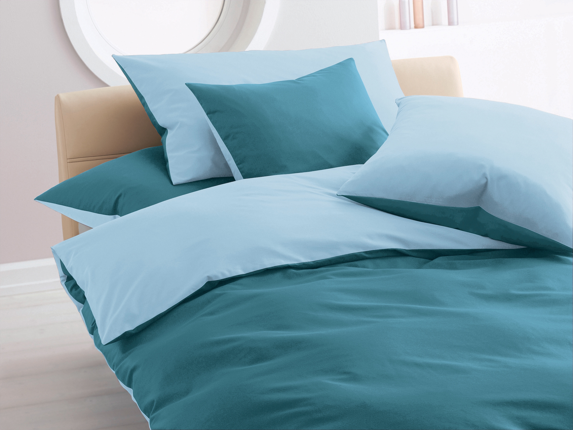 HOME FASHION Bettbezug »Double-Face« verdeckter Reissverschluss