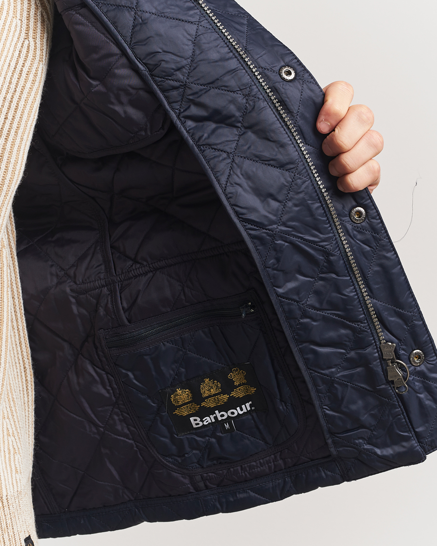 Barbour International Ariel Quilted Jacket Navy
