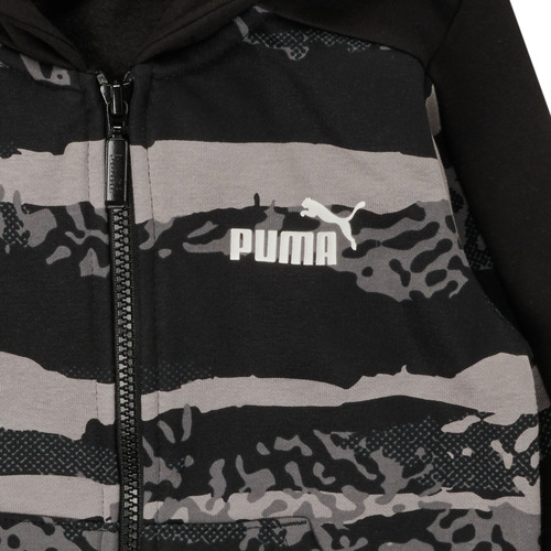 Puma - ALPHA FULL ZIP HOODIE - Noir / Gris