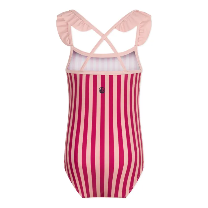 Petit Bateau Maillot 1 Pièce Michaela Rayé | Rose