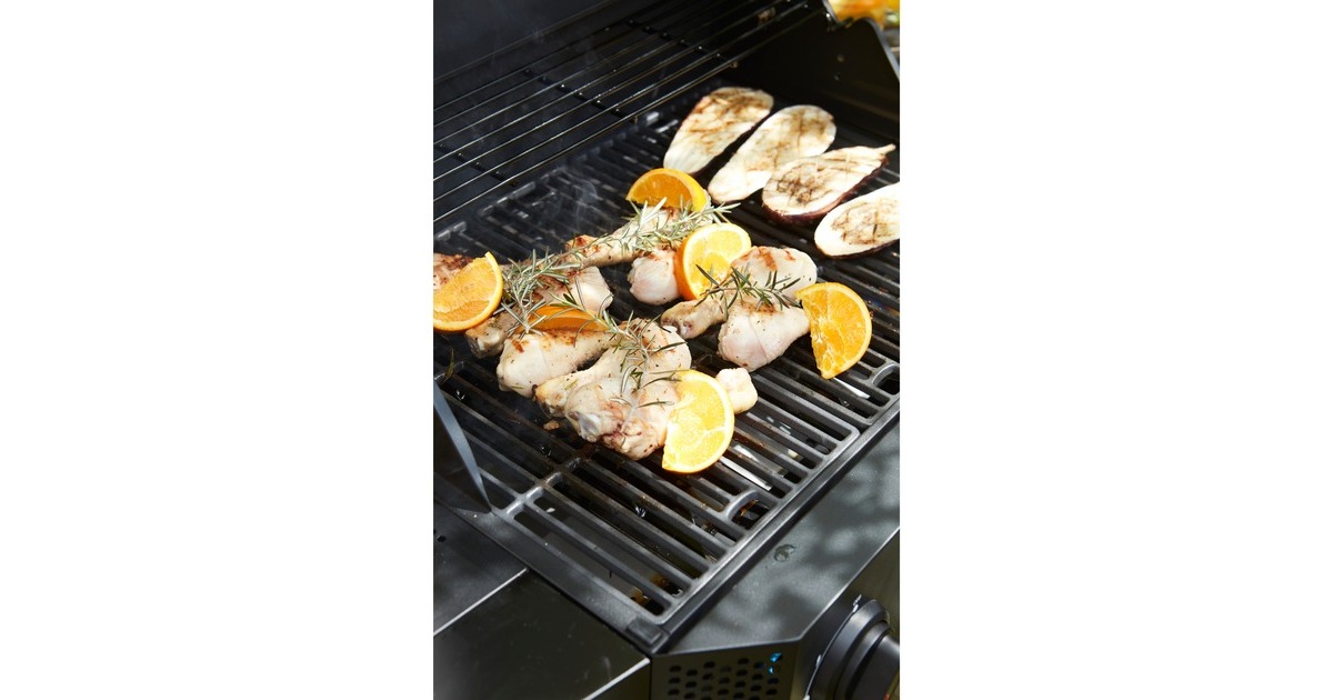 BarbecookLuca 312 gasbarbecue met kast en zijbrander  (Zwart)