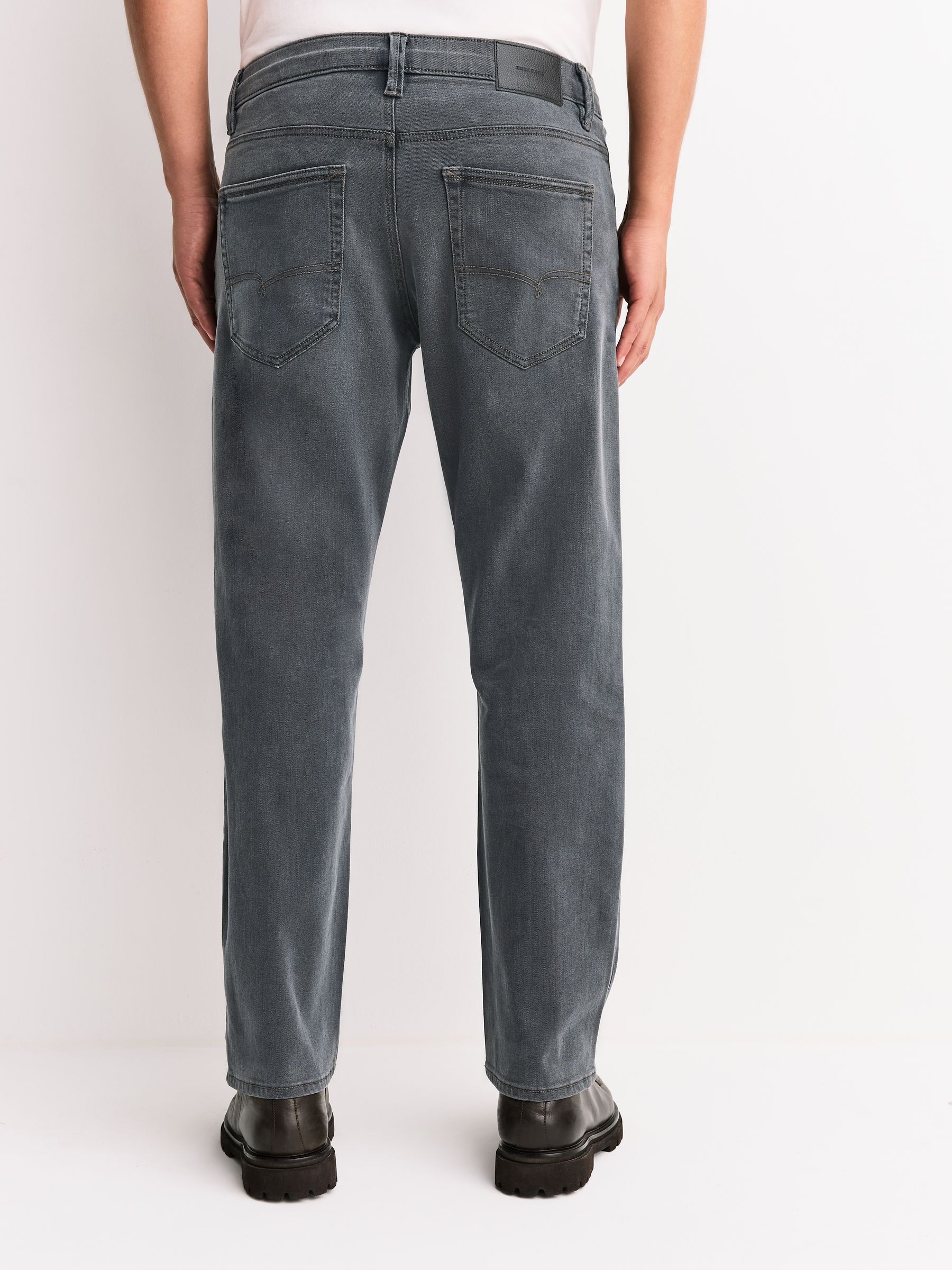 Grijs - Straight fit - Motionflex jeans