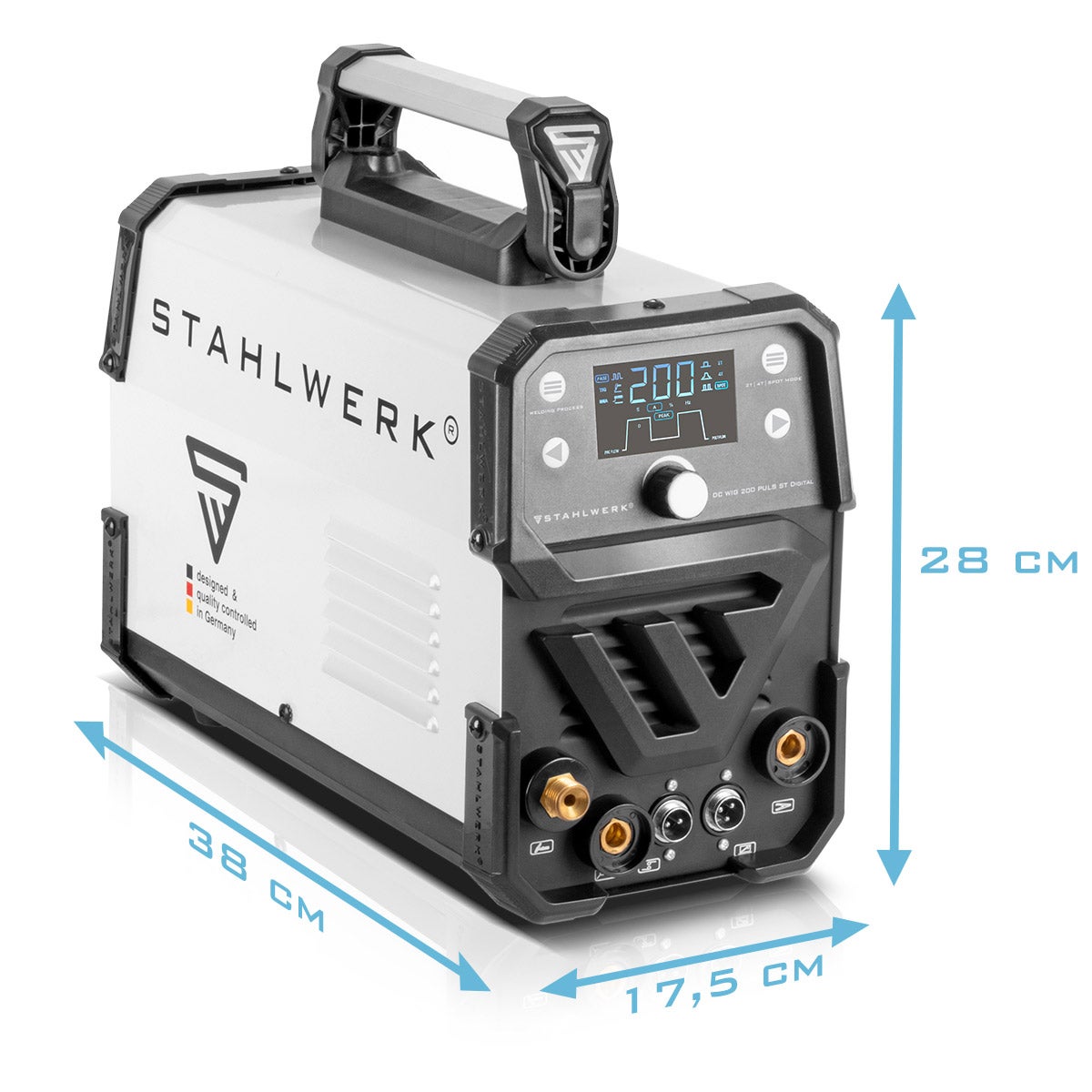 STAHLWERK lasapparaat DC TIG 200 Pulse ST Digitale MMA MMA Pulsfunctie