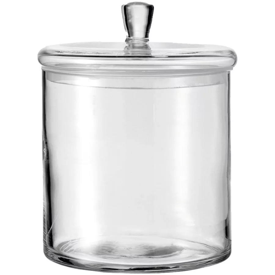 Leonardo Glasdose mit Deckel handgefertigt TOP 1,5 Liter transparent