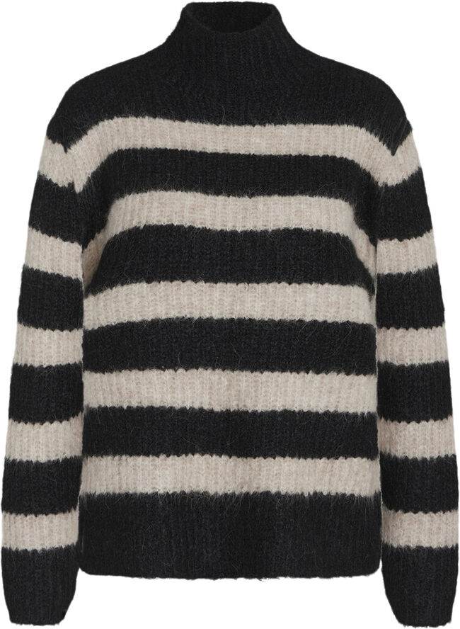 Bruuns Bazaar SyringaBBTika knit Black/beige strip