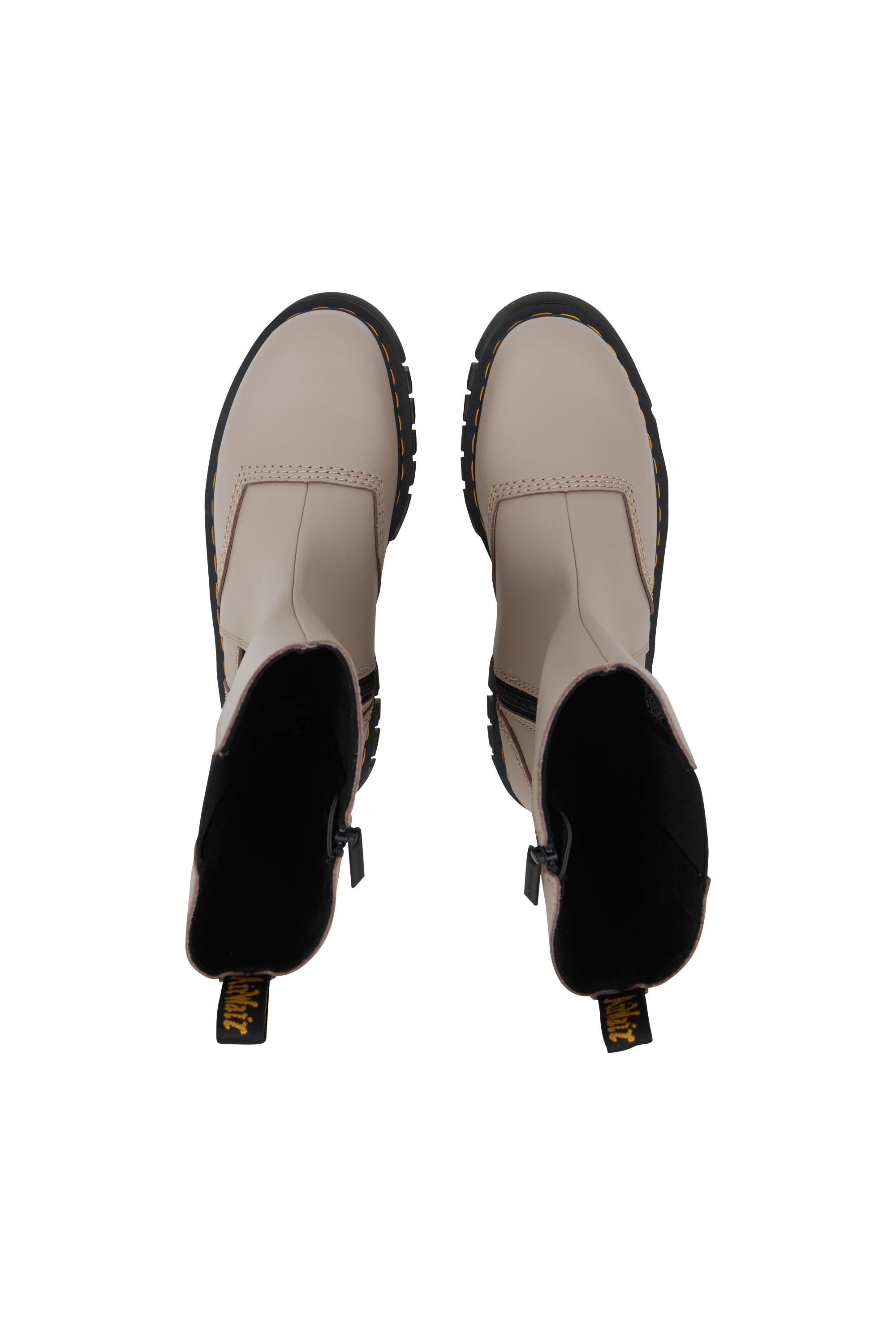 DR. MARTENS Bottes Audrick Chelsea Tall Beige