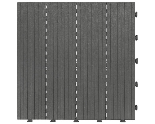 Easytile gerecyclede kliktegel 45 x 45 x 2,5 cm grafiet