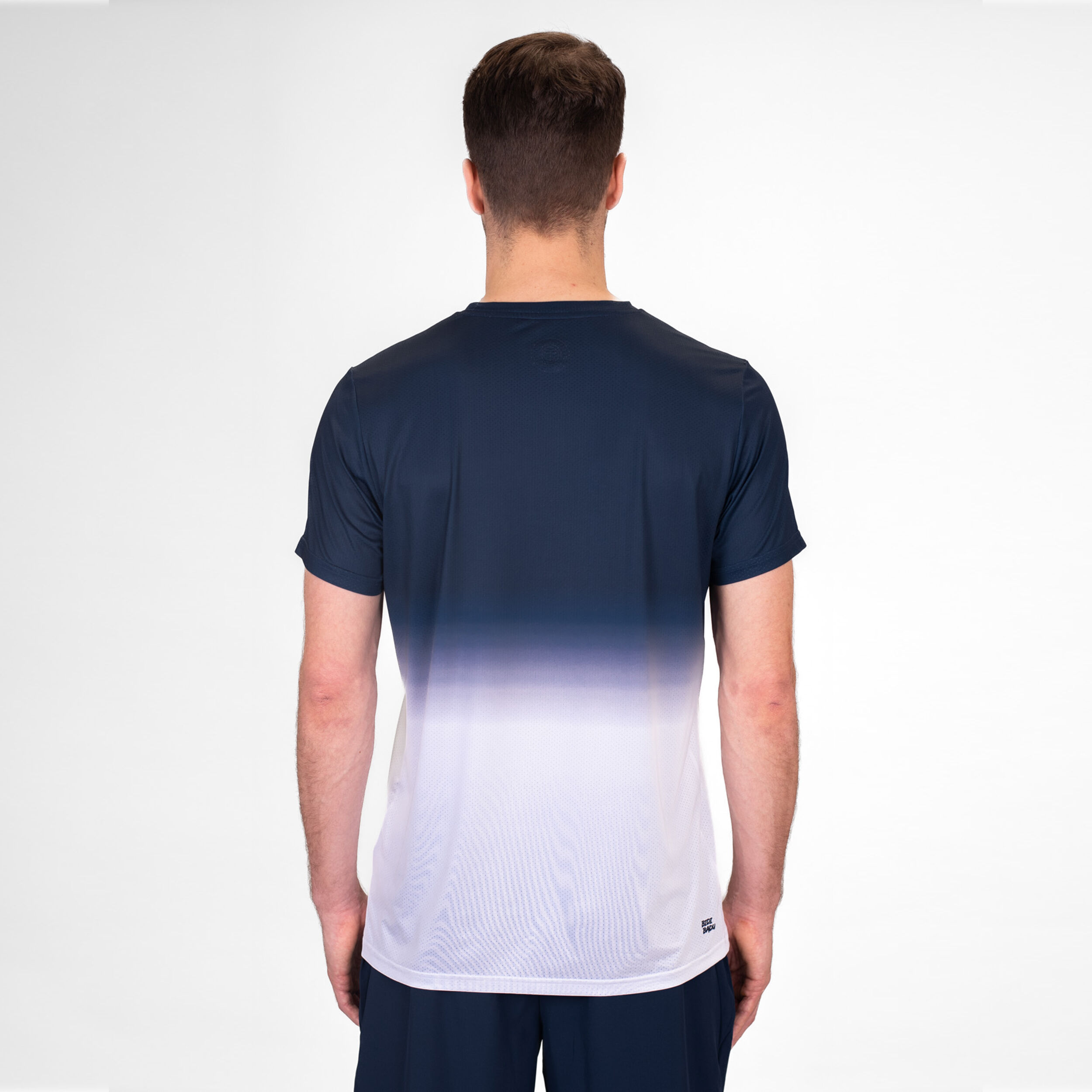 BIDI BADU Crew Gradiant T-shirt Hommes - Bleu Foncé , Blanc