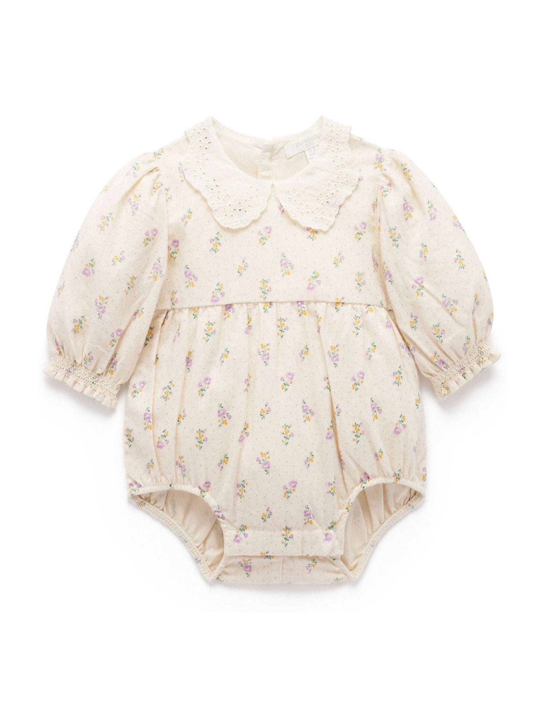 Purebaby Gathered Bodysuit