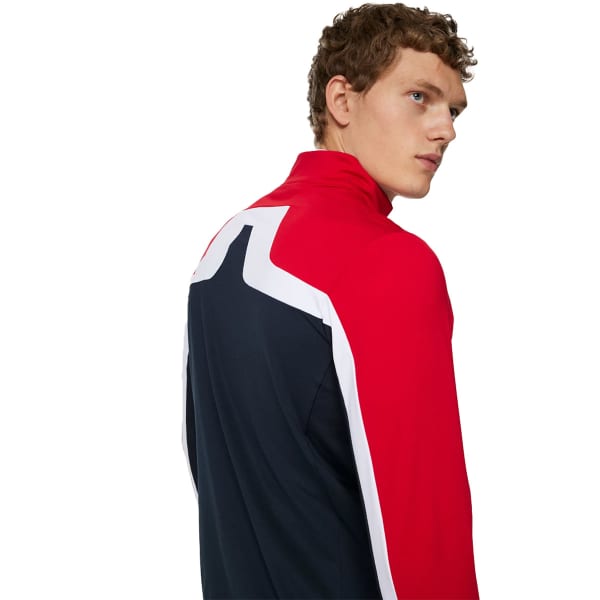 Veste polaire J.LINDEBERG JARVIS MID LAYER BARBADOS CHERRY