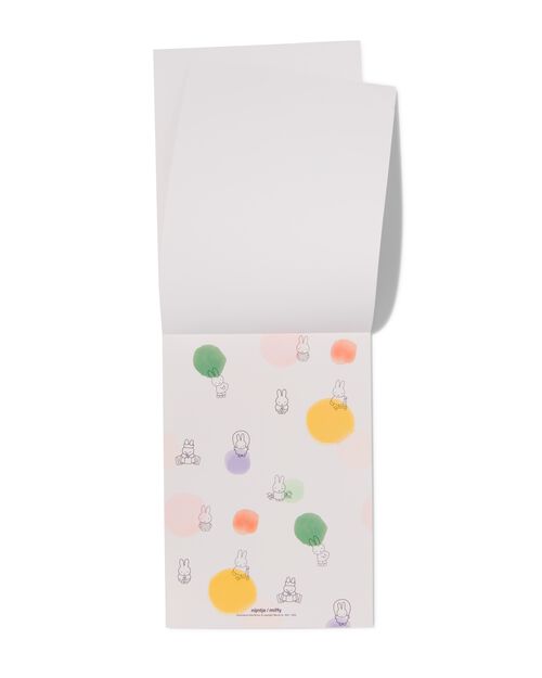 25 feuilles de papier à dessin A4 Miffy