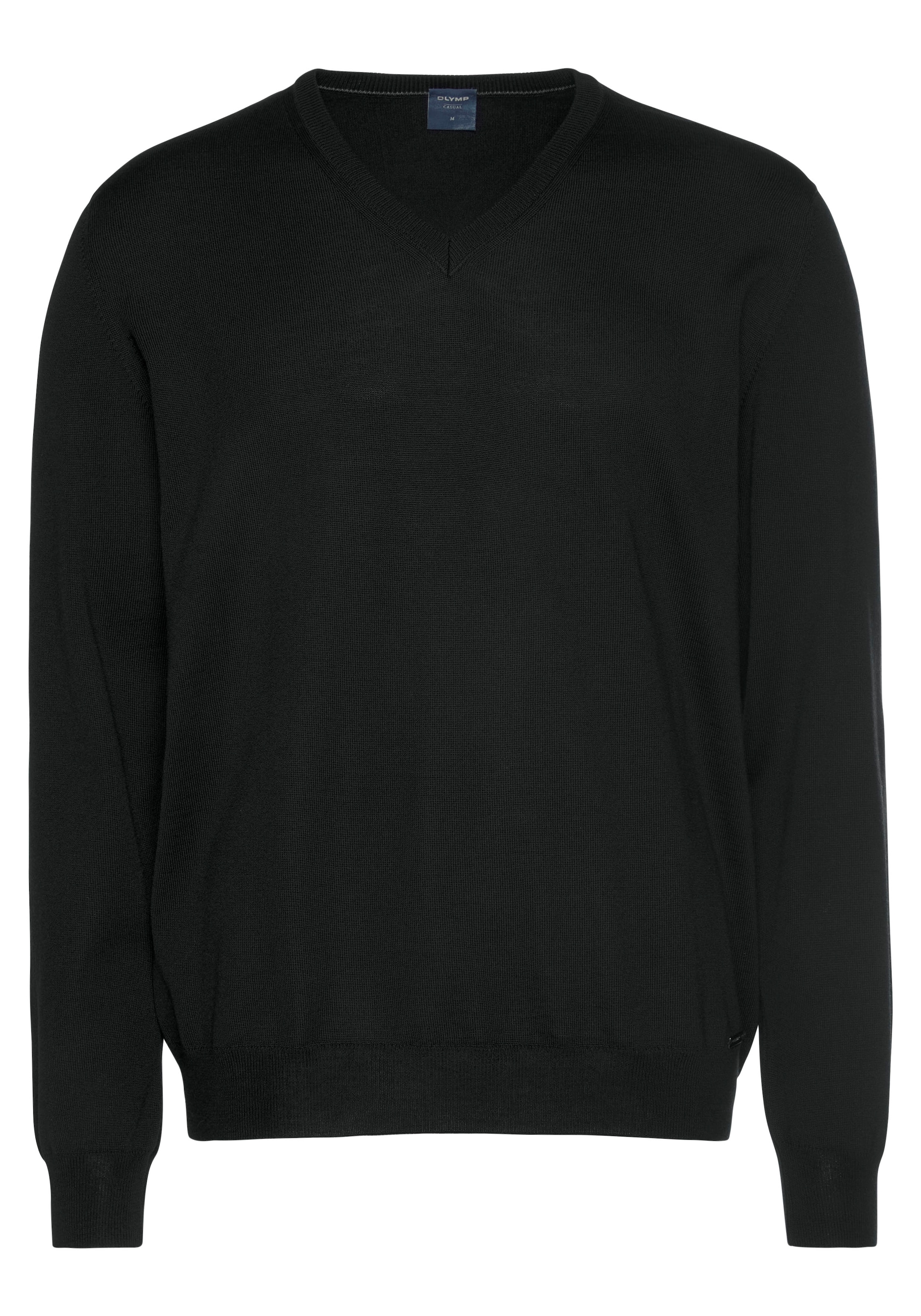 OLYMP V-Ausschnitt-Pullover »OLYMP Strick Casual« klassischer Strickpullover