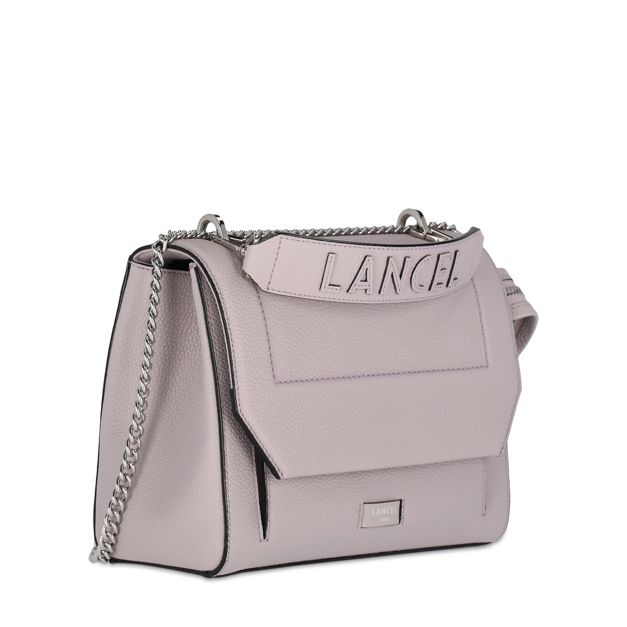 Sac rabat avec poignée  Ninon de Lancel-Gris Mauve